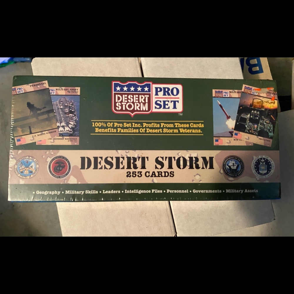Factory sealed Pro Set Dessert Storm set.